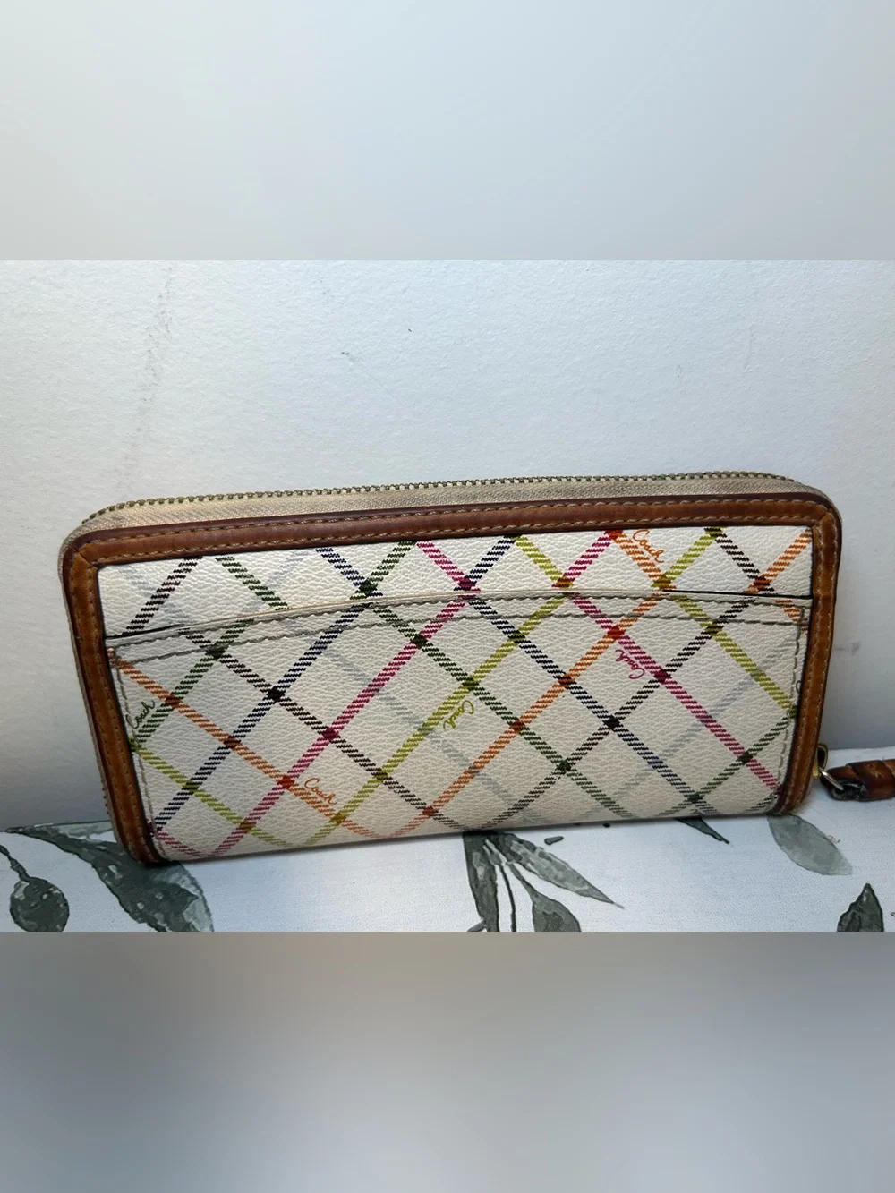 Vintage Coach Zip Wallet